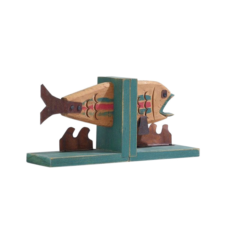 Fish Bookends - Ruby Lane