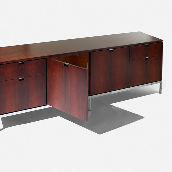 Florence Knoll rosewood cabinet