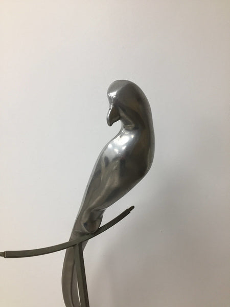 Aluminum bird sculpture attributed to Curtis Jere