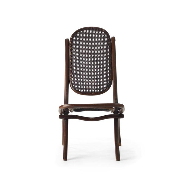 Antique folding deck chair by Michael Thonet