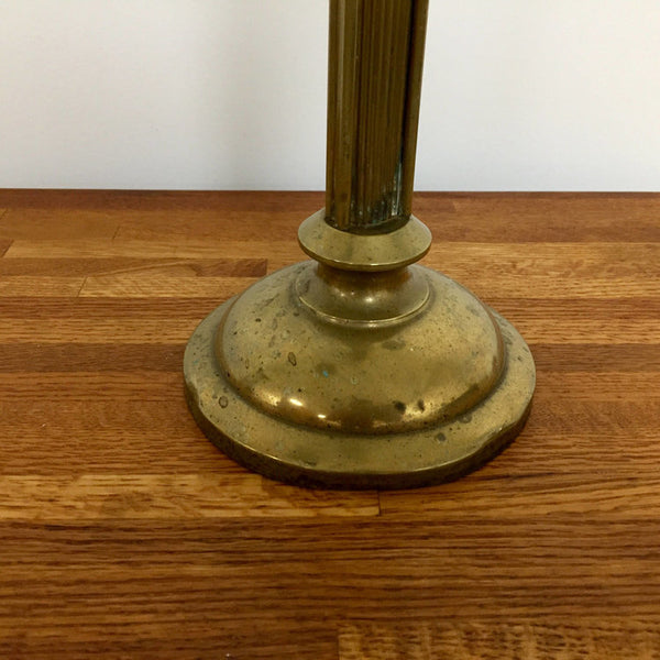 Antique brass candelabra in the Jugendstil or Vienna Secession style