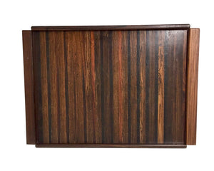 Large rosewood and exotic wood