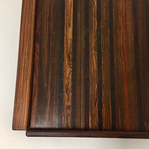 Large rosewood and exotic wood