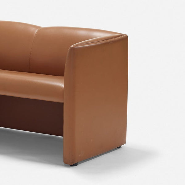Leather sofa or settee by Metropolitan Furniture Company