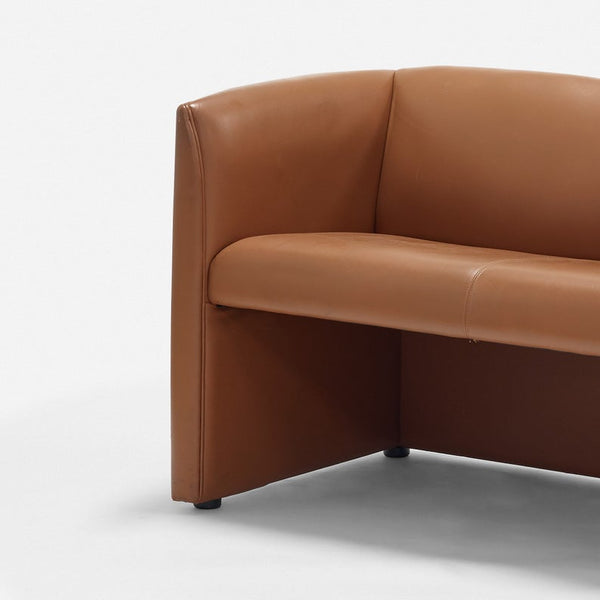 Leather sofa or settee by Metropolitan Furniture Company