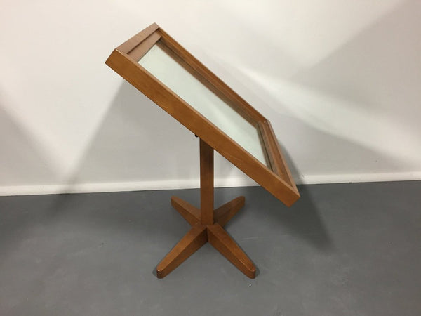 Mid century wooden table mirror