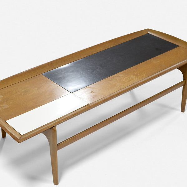Set of three vintage midcentury modern tables designed by John Keal for Brown Saltman