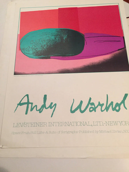 Vintage Andy Warhol poster