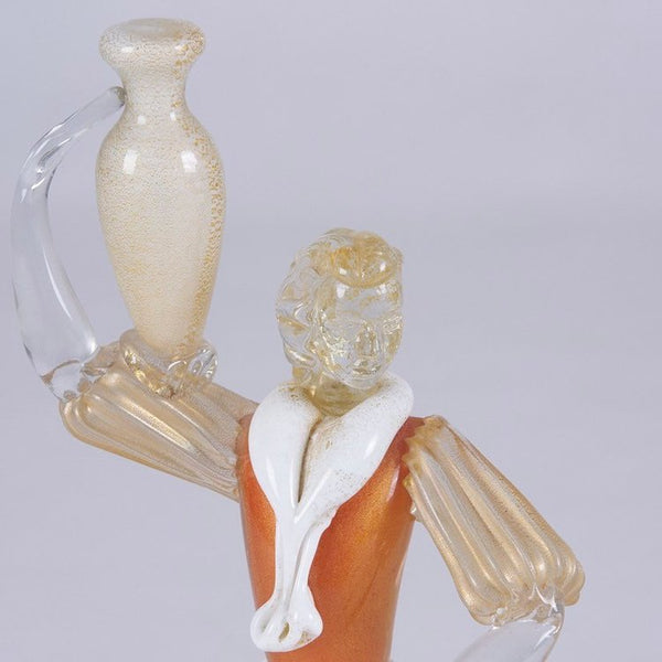 Vintage midcentury Venetian glass figurine