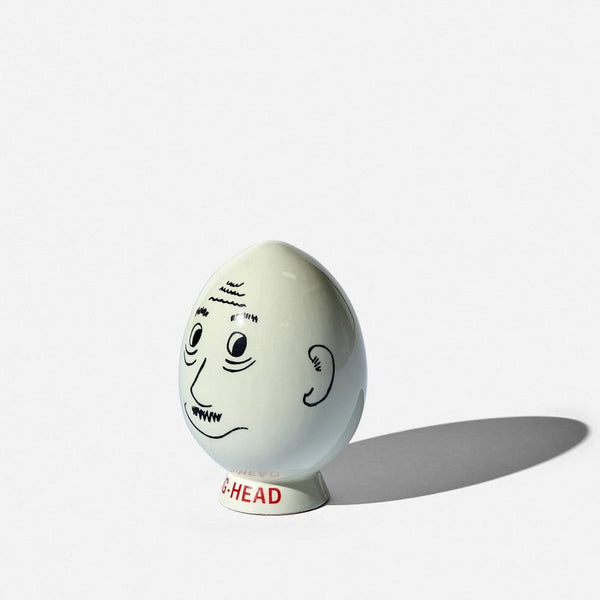 Vintage ceramic egghead