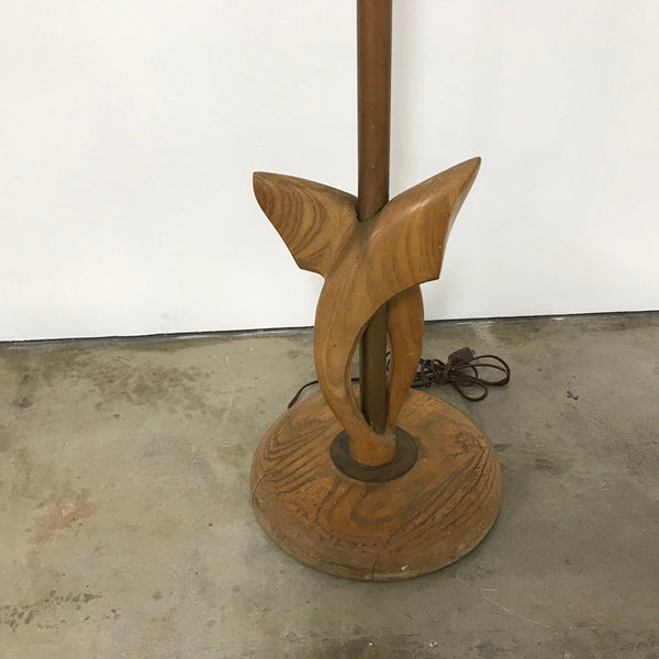 Midcentury modern gooseneck floor lamp