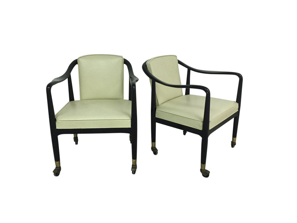 Pair of mid century lounge chairs