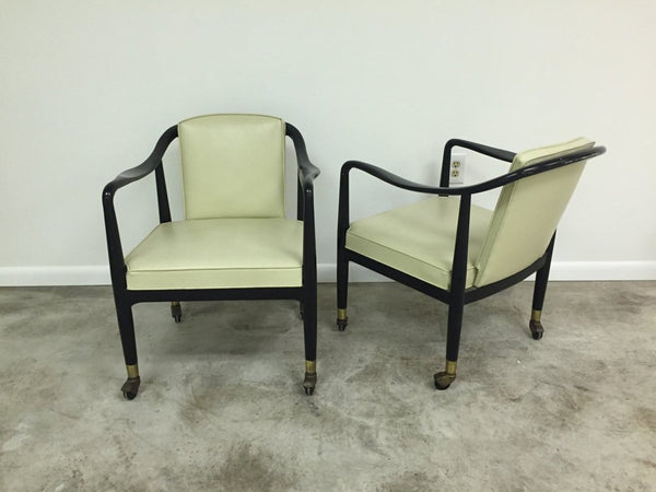 Pair of mid century lounge chairs